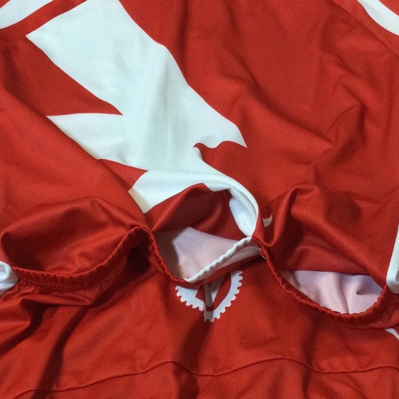 NWOT XL Nashbar red flash bicycle jersey - Picture 13 of 16